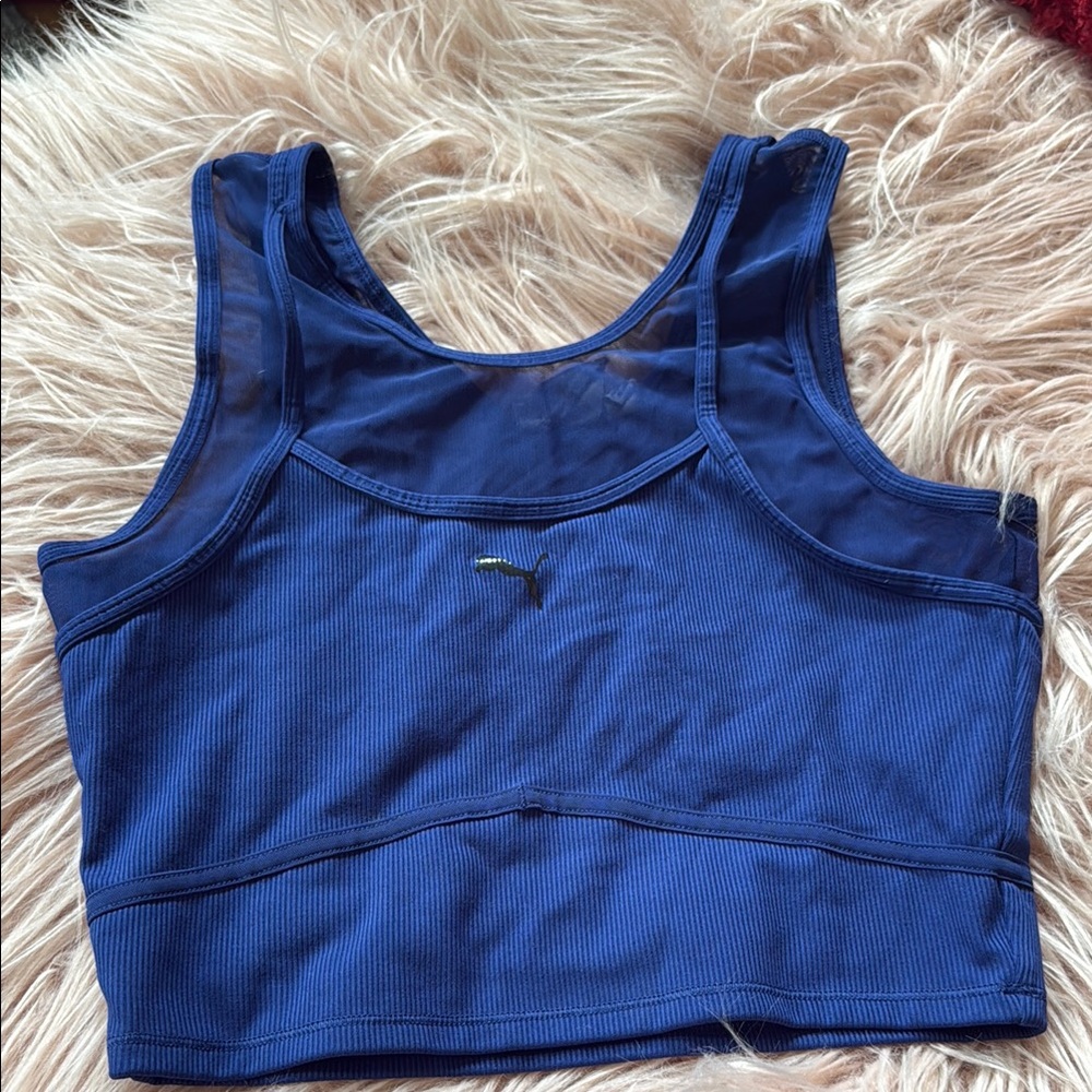 Puma mesh workout top